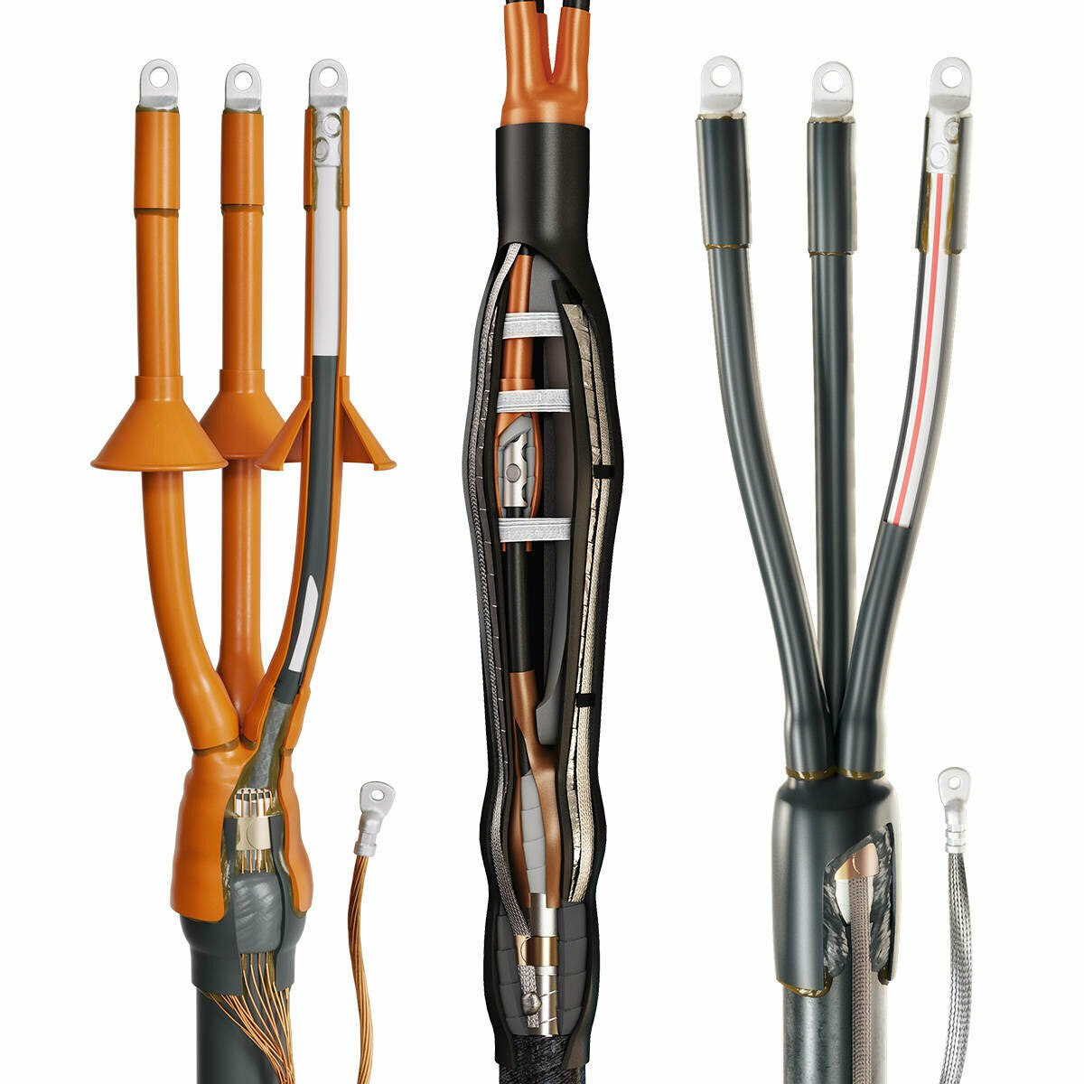 Муфта кабельная 3ПКНТпН-10-70...120-КлЭ