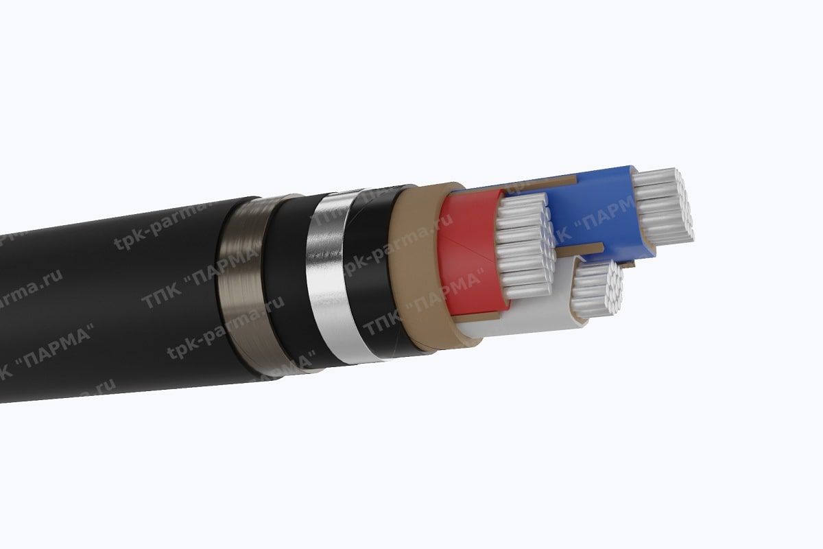 Фотография провода Кабель ААШп 3х35+1х16 - 1кВ