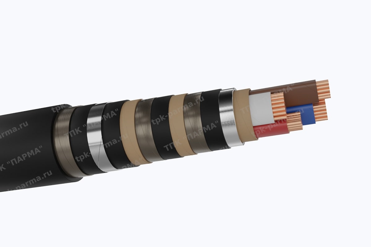 Фотография провода Кабель СБ2лШв 4х16 - 1кВ