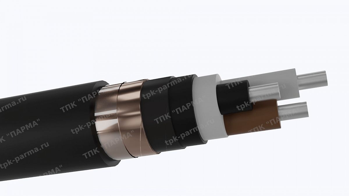 Фотография провода Кабель АВВГнг 3х16 - 6кВ