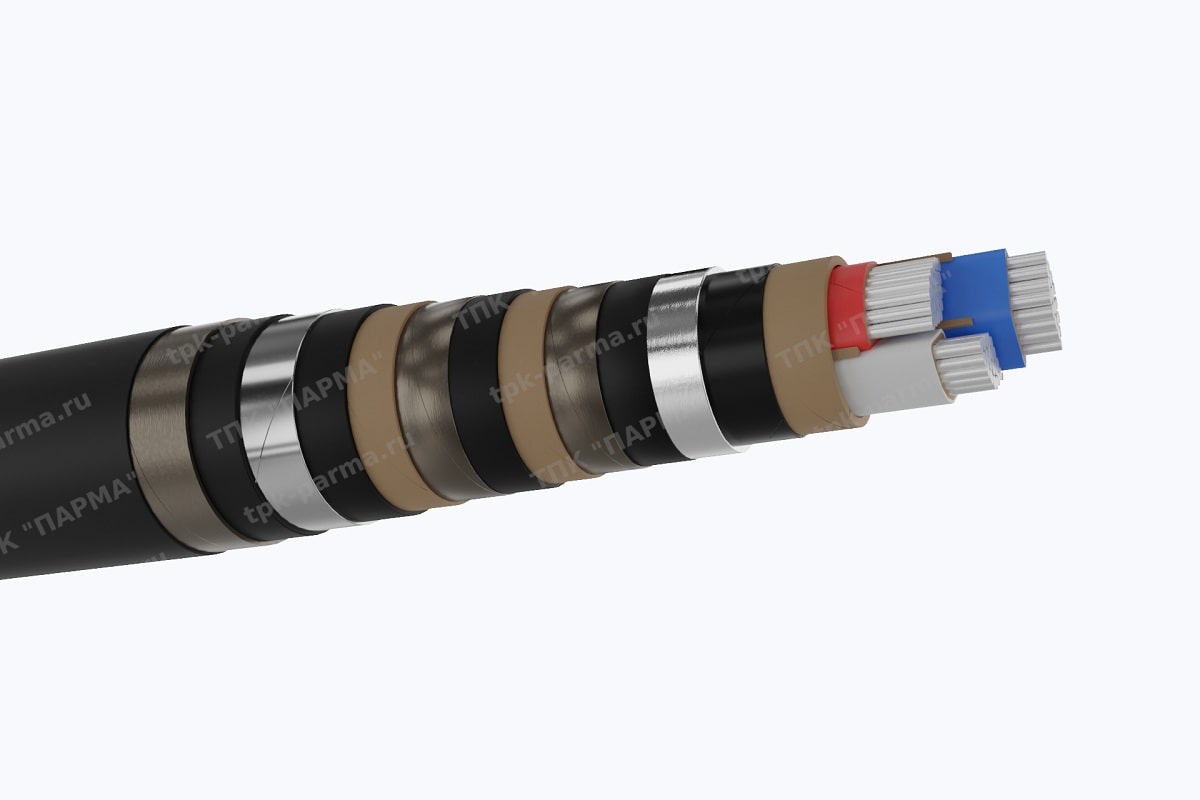 Фотография провода Кабель АСБ2лШв 3х150 - 6кВ