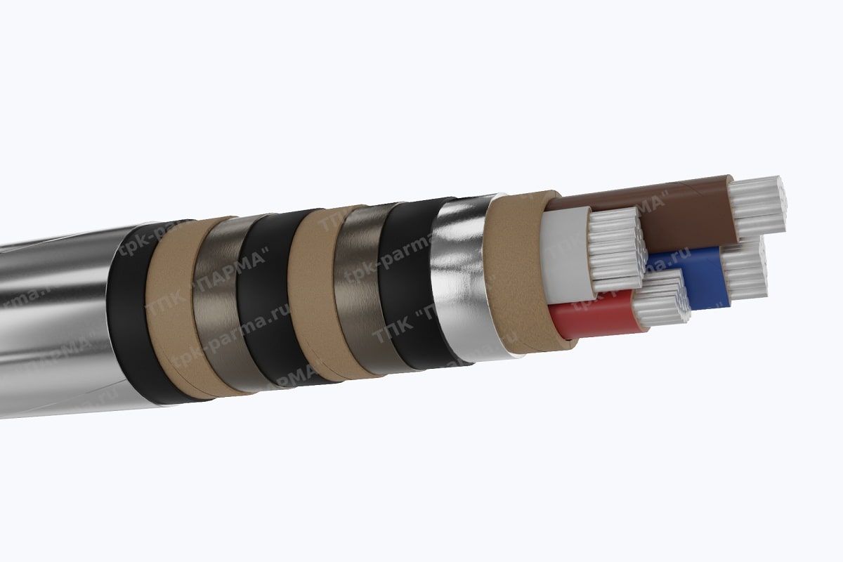 Фотография провода Кабель ЦАСБГ 3х95+1х50 - 1кВ