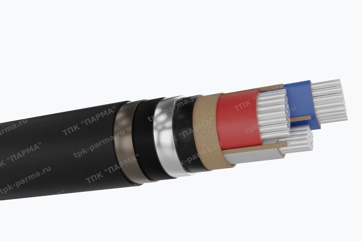 Фотография провода Кабель ЦААШнг 3х35 - 1кВ