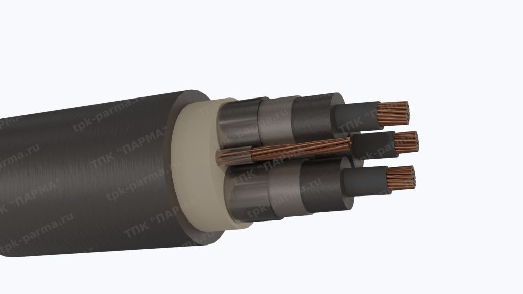 Фотография провода Кабель КГЭ-ХЛ 3х95+1х25 - 6кВ