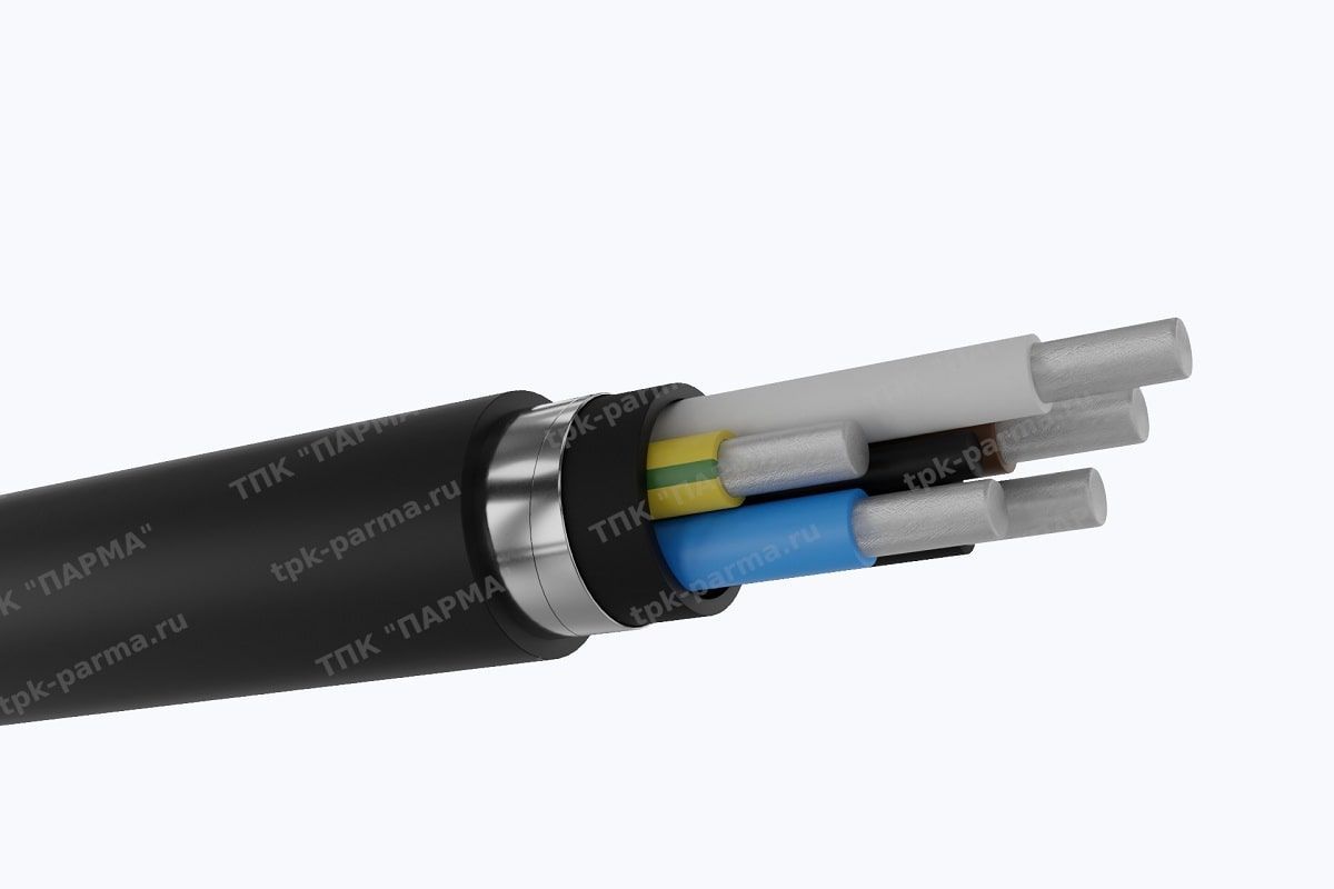 Фотография провода Кабель АПвБбШв 5х6 - 1кВ